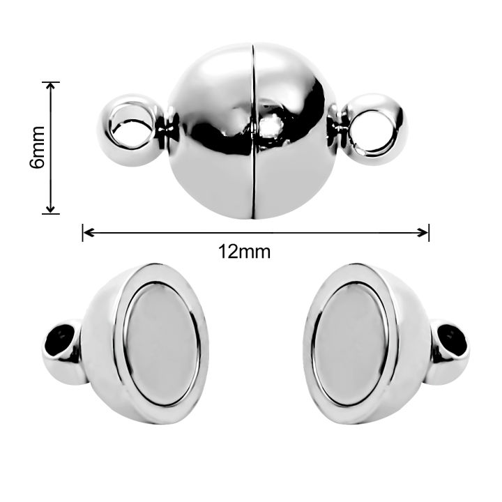 2เซ็ต-ถุง-high-strong-แม่เหล็กโรเดียม-end-clasp-ตัวเชื่อมต่อ-fit-สร้อยข้อมือสร้อยคอ-diy-เครื่องประดับทำเครื่องเพชร