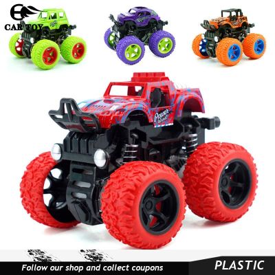 Car Toys 1PC 1:32 Monster Trucks Toy Cars For Boys  Friction Pull Back Powered Push And Go Vehicle Toys Birthday Gifts For Kids Toddlers Boys toys for