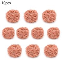 10PCS Copper Metal Wire Sponge Ball Iron Tip Nozzle Cleaner Slag Remover Cleaning Ball Desoldering Soldering Iron Mesh Filter