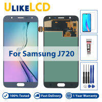 5.5 "LCD สำหรับ SAMSUNG Galaxy J7 Duo 2018 J720 J720F SM-J720F SM-J720M SM-J720F/D จอแสดงผล LCD Touch Screen Digitizer