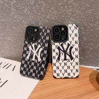 New York MLB Vertical pattern phone case for iphone 14 14Plus 14Pro 14ProMax 13 13pro 13promax 12 12pro 12promax Fashion elegant Cute Silicone Famous Brand Phone Case 7 Plus 8 7 iphone 11 11promax x xr xsmax Girl Phone case ins popular