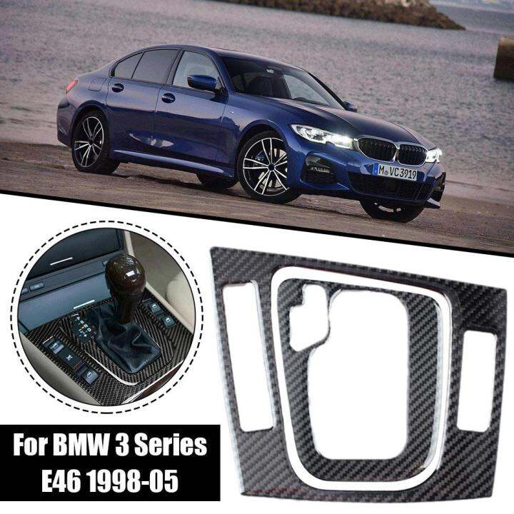 เกียร์กรอบตกแต่งตัดสำหรับ-bmw-3-series-e46-1998-1999-2000-2001-2002-2003-2004-2005อุปกรณ์เสริมในรถยนต์พลาสติก-j3h4