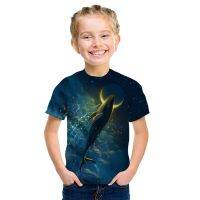 New Arrival Childrens 3D Whale T-Shirts Classic Kid Boys and Girls Daily Casual Fashion Tops