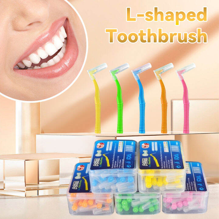 Pickme store TEPE Angle Interdental Brushes Tooth Flossing Head Hygiene