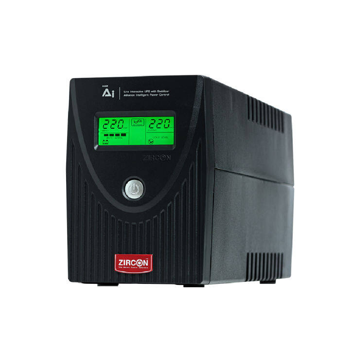 zircon-ai-1000va-590w-line-interactive-ups-เครื่องสำรองไฟ-เหมาะสำหรับโฮมออฟฟิศ-รองรับอุปกรณ์ได้หลากหลาย