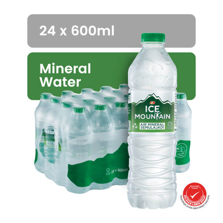 ICE MOUNTAIN Mineral Water 600ML X 24 | Lazada