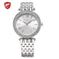 Aglaia TAYLOR COLE Zegarek Damski Rhinestone Crystal Case Black Stainless Steel Strap Women Quartz Dress Watches Relogio /TC004