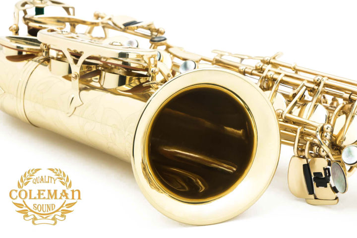 แซกโซโฟน-saxophone-alto-coleman-cl-331a-clear-lacquered