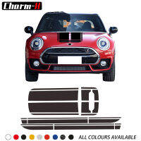 Car Bonnet Hood Stripe Vinyl Decals Side Skirt Trunk Rear Sticker Kit for Mini Cooper Clubman One S F54 2015-2019 Accessories