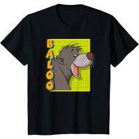 Cartoon The Jungle Book graphic cotton O-neck T-shirt for men