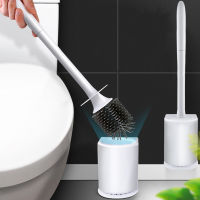 Toilet Brush Set Creative Wall Mounted Hole Free Household Toilet Wall Mounted Long Handle Cleaning Brush Without Dead Corner