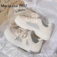 Marquise1997  รองเท้าผ้าใบผญ รองเท้าผ้าใบผู้หญิง รองดท้าผ้าใบ ผญ 2023 NEW FBX2390QID 37Z230912