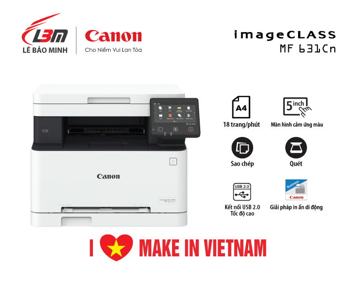 Máy in laser đa năng màu Canon MF631cn