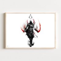 Assassins Creed Brotherhood PS4 Video Game Poster Canvas Print Home Decoration Wall Painting (No Frame)