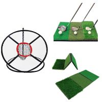 Golf Chipping Net 3 Colours Golf Mat - Excellent Improving Short Game - Pitching Basket Target Tee Box Fairway Rough G