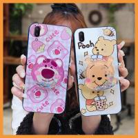 phone stand holder Soft Case Phone Case For VIVO X21 UD Dirt-resistant Shockproof Anti-dust foothold Cover cartoon TPU