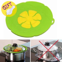 Silicone Lids Cookware Spill Stopper Silicone Anti-Overflow Plugging Pot Lid Kitchen Accessories Pots Cookware Household