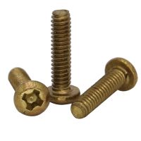 M2 M2.5 M3 M4 M5 M6 M8 OD 4mm 5mm 6mm to 60mm Length Brass Bolt Phillips Cross Recessed Mushroom Round Head Machine Screw Nails Screws  Fasteners