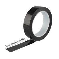 50Meters/roll Black Film PET High Temperature Resistant Shading Waterproof Tape