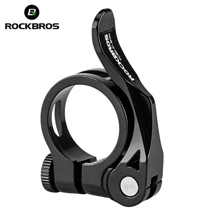 ROCKBROS Bike Seat Post Clamp for MTB Road Bike 31.8mm Alluminum Alloy
