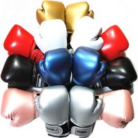 Cheap 2-6Years Kids Boxing Gloves For Fun Muay Thai Fight Sanda Martial Arts Bag Punching Training Mitts Gear DEO