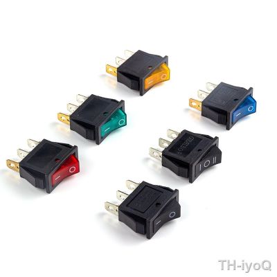 KCD3 Rocker Switch ON-OFF 2 Position 3 Pin Electrical Equipment with Light Power Switch 16A 250VAC/ 20A 125VAC Home / Industry