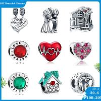 925 sterling silver forever home forever love Pandora DIY beads suitable for original Pandora Charm bracelet female jewelry