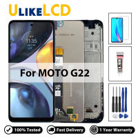 6.5 สำหรับ Motorola Moto G22 XT2231-2จอแสดงผล LCD Touch Screen Sensor Digiziter Assembly เปลี่ยนสำหรับ Moto G22 Screen