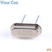 10pcs HC 49S 4MHz 4M Hz 4.000M 4.000 MHZ Through Holes Quartz Resonator Crystal Passive Oscillator 10pcs