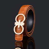 2023 Leather Waistband Youth Business Casual Pants with New Style Designer Belts Mens Belt Smooth Buckle Belts