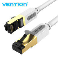 【COD】Vention สายเคเบิลอีเธอร์เน็ต RJ 45 Cat7 สาย Lan สายเคเบิลเครือข่าย STP RJ45 สำหรับสายแพทช์ที่เข้ากันได้กับ Cat7 สำหรับเราเตอร์สายเคเบิลอีเธอร์เน็ต Cat7