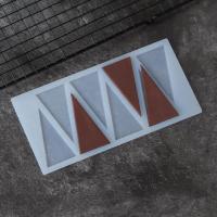 Isosceles Triangle Shape Silicone Mold Cake Decorating Tools Silicone Mold Chocolate Transfer Sheet Mould Baking Stencil Chablon Traps  Drains