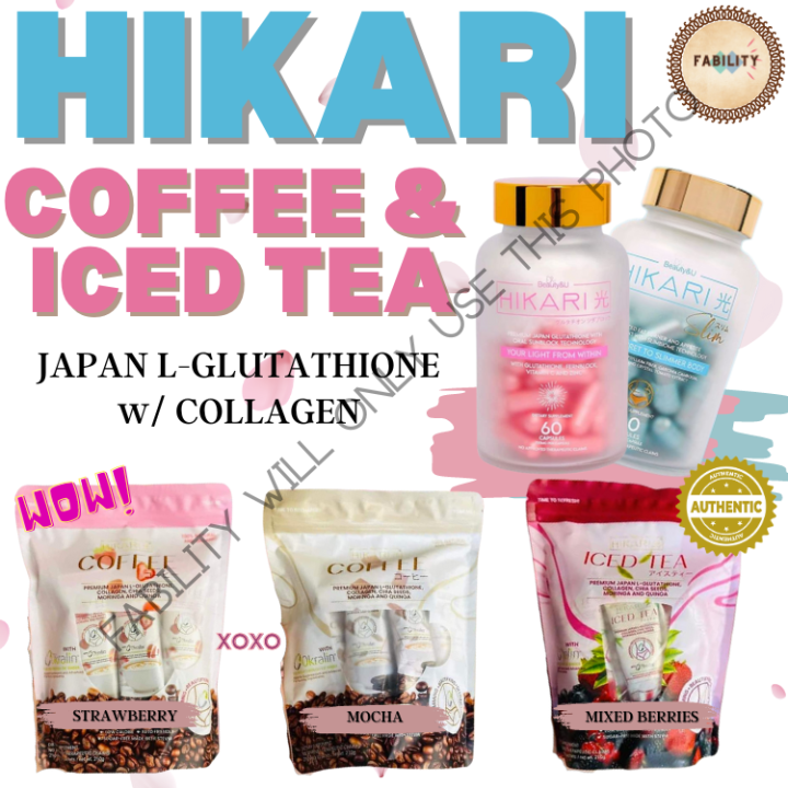 Hikari Coffee & Iced Tea Slimming Coffee Powdered Drink Mixes Hikari
