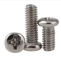 M2 M2.5 M3 M4 M5 Nickel-plated Pan Head Screw Computer Glasses Round Head Cross Electronic Small Screw