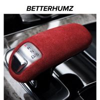 BETTERHUMZ Alcantara Wrap For Audi A8 D4 4H S8 2011-2017 Car Gear Shift Knob ABS Trim Cover Sticker Interior Car Accessories