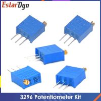 10PCS 3296 potentiometer Kit High Precision 3296W Variable Resistor 100R -1M 200R 500R 1k 2k 5K 10K 20K 50K 100K 200k 500k