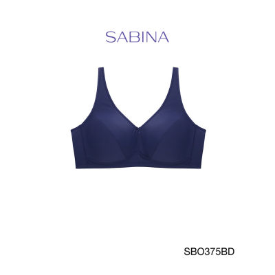 Sabina เสื้อชั้นใน Invisible Wire (ไม่มีโครง) รุ่น Function Bra รหัส SBO375BD สีน้ำเงินเข้ม