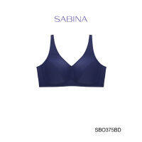 Sabina เสื้อชั้นใน Invisible Wire (ไม่มีโครง) รุ่น Function รหัส SBO375BD สีน้ำเงินเข้ม