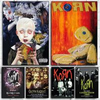 NewKorn Rock Band เพลงพิมพ์โปสเตอร์ภาพวาดผ้าใบ Wall Art รูปภาพสำหรับครอบครัวสมัยใหม่ห้องนอน Club Bar Coffee Room Decor ของขวัญ Liyanhong2