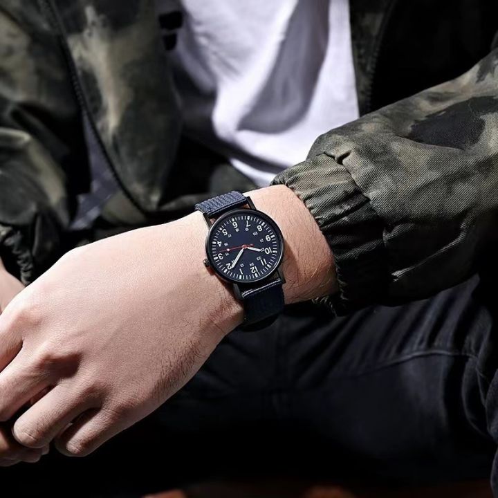 july-hot-new-foreign-trade-european-and-style-fashion-luminous-watch-mens-nylon-braided-sports-factory-direct-sales