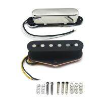 【CW】 FLEOR Alnico 5 Pickup cuello y puente TL pastilla de guitarra eléctrica accesorios bobina única