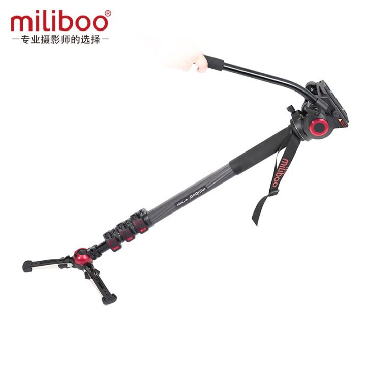 705as-อัปเกรดของ-miliboo-ขาตั้งกล้องคาร์บอนไฟเบอร์อะลูมิเนียม705bs-พร้อมหัวไฮดรอลิกขาตั้งกล้องเล็กๆที่แขวนขาเดียว