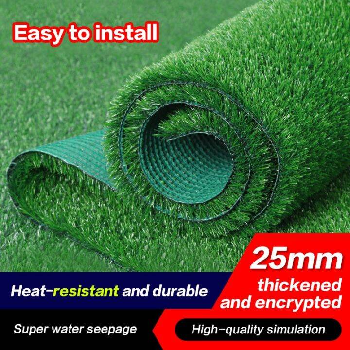 NUVOX【COD】【Free Shipping】3M*2M DIY Artificial Grass Backdrop Panels Fence Home Garden Outdoor UV