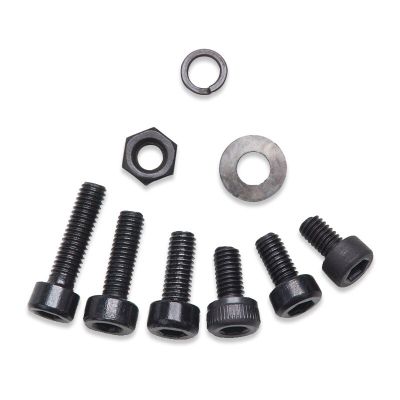 300Pcs Black Carbon Steel Cylindrical Column Hexagon Screw Bolts And Nut Flat Pad Washers Spring Box Kit Assortment Nails  Screws Fasteners