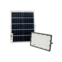 [คุ้มราคา!!!] ไฟสปอตไลท์ SOLAR LED FLOODLIGHT 100 วัตต์ เดย์ไลท์ สีเทา ไฟสปอทไลท์โซล่าเซลล์ **พร้อมส่ง**