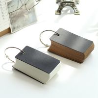 Mini Loose-leaf Notebook Cute Ring Buckle Environmental Word Book Card Tearable Notepads Kawaii Memo Pad No Stickiness