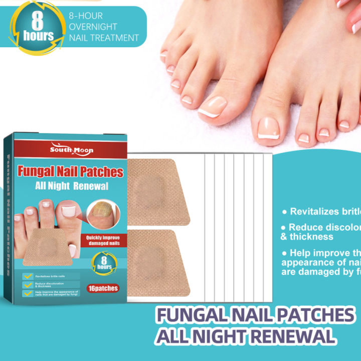 Nail Trea-tment Patches Anti Fungal Nail Corr-ection Stickers Ingrown ...