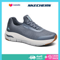 Skechers สเก็ตเชอร์ส รองเท้า ผู้ชาย GOrun 8 Tech Running Shoes 246001-BKW - Air-Cooled Goga Mat, Dual-Density Outsole, Hyper Pillar Technology, Ortholite, Ultra Go