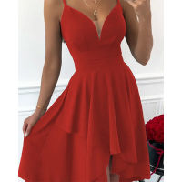 【cw】ZC-5371 European and American Foreign Trade Womens Clothing Dress Summer Dress Design Sense Niche Temperament Dress