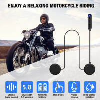 Fodsports HM-1 BT 5.0 Motorcycle helmet headset wireless bluetooth headphone with FM headset stereo music A2DP speaker 400 mAh